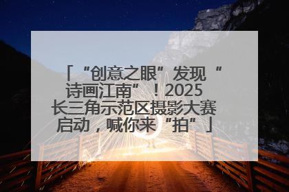 “创意之眼”发现“诗画江南”！2025长三角示范区摄影大赛启动，喊你来“拍”