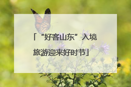 “好客山东”入境旅游迎来好时节