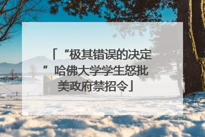 “极其错误的决定”哈佛大学学生怒批美政府禁招令