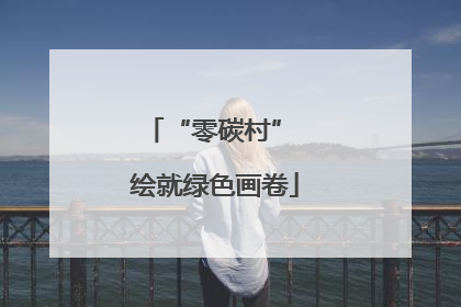 “零碳村” 绘就绿色画卷