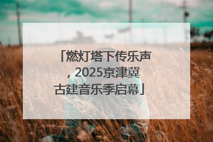 燃灯塔下传乐声，2025京津冀古建音乐季启幕