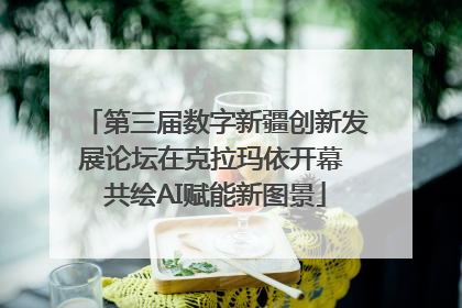 第三届数字新疆创新发展论坛在克拉玛依开幕 共绘AI赋能新图景