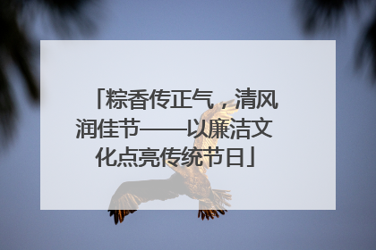粽香传正气，清风润佳节——以廉洁文化点亮传统节日