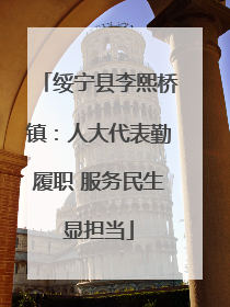 绥宁县李熙桥镇：人大代表勤履职 服务民生显担当
