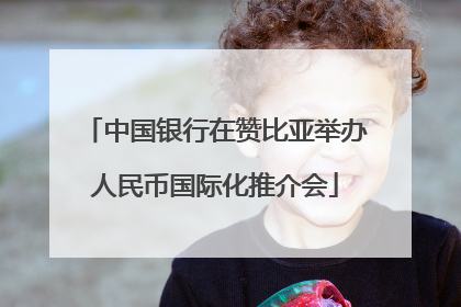中国银行在赞比亚举办人民币国际化推介会
