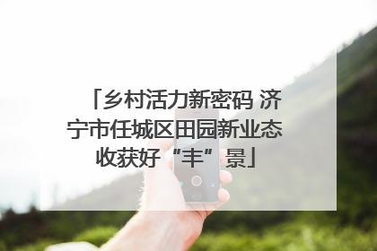 乡村活力新密码 济宁市任城区田园新业态收获好“丰”景