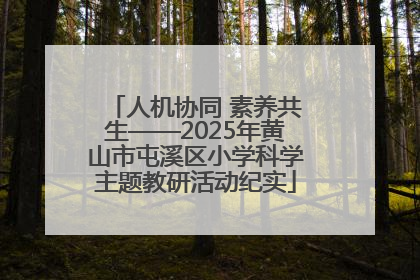 人机协同 素养共生——2025年黄山市屯溪区小学科学主题教研活动纪实