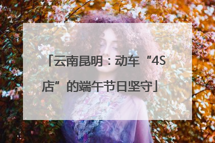 云南昆明：动车“4S店”的端午节日坚守
