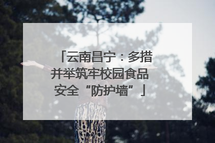 云南昌宁：多措并举筑牢校园食品安全“防护墙”