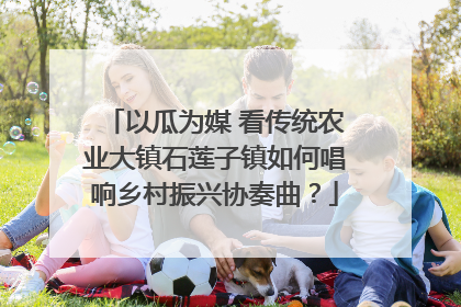 以瓜为媒 看传统农业大镇石莲子镇如何唱响乡村振兴协奏曲？