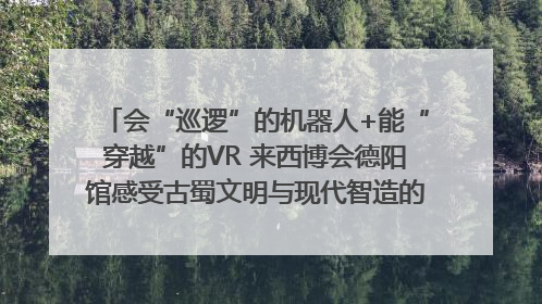 会“巡逻”的机器人+能“穿越”的VR 来西博会德阳馆感受古蜀文明与现代智造的时空对话｜西博视界