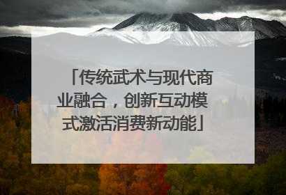 传统武术与现代商业融合，创新互动模式激活消费新动能