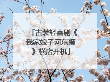 古装轻喜剧《我家娘子河东狮》横店开机