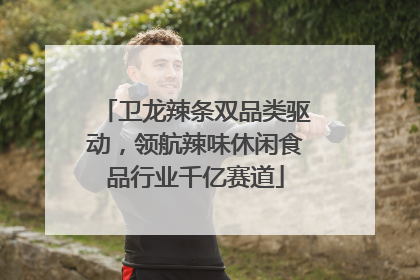 卫龙辣条双品类驱动，领航辣味休闲食品行业千亿赛道