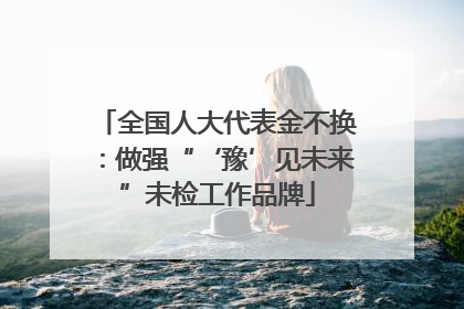 全国人大代表金不换：做强“‘豫’见未来”未检工作品牌
