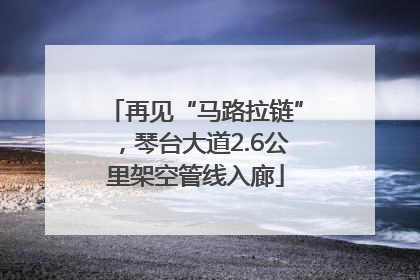 再见“马路拉链”，琴台大道2.6公里架空管线入廊
