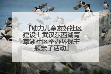 助力儿童友好社区建设！武汉东西湖青草湖社区举办环保主题亲子活动