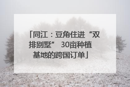 同江：豆角住进“双排别墅” 30亩种植基地的跨国订单