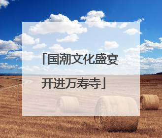国潮文化盛宴开进万寿寺