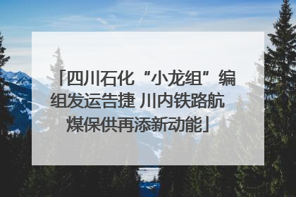 四川石化“小龙组”编组发运告捷 川内铁路航煤保供再添新动能