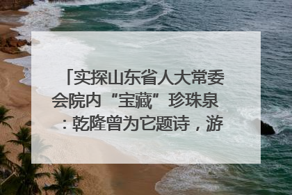 实探山东省人大常委会院内“宝藏”珍珠泉：乾隆曾为它题诗，游客无需预约免费游览
