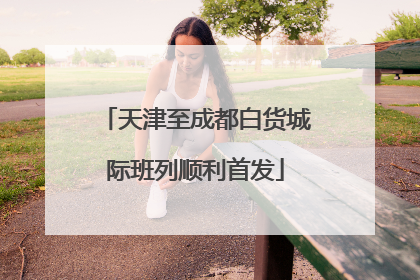 天津至成都白货城际班列顺利首发