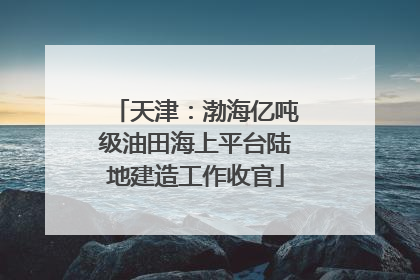 天津：渤海亿吨级油田海上平台陆地建造工作收官