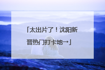 太出片了！沈阳新晋热门打卡地→