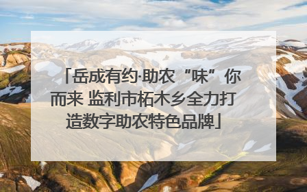 岳成有约·助农“味”你而来 监利市柘木乡全力打造数字助农特色品牌
