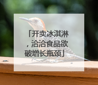 开卖冰淇淋，洽洽食品欲破增长瓶颈