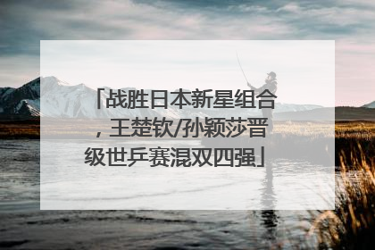 战胜日本新星组合，王楚钦/孙颖莎晋级世乒赛混双四强