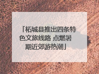 柘城县推出四条特色文旅线路 点燃暑期近郊游热潮