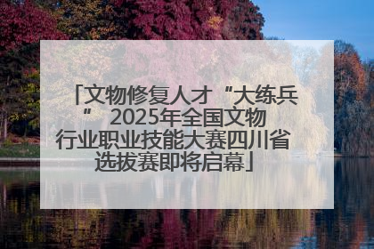 文物修复人才“大练兵” 2025年全国文物行业职业技能大赛四川省选拔赛即将启幕