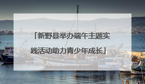 新野县举办端午主题实践活动助力青少年成长