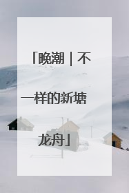 晚潮｜不一样的新塘龙舟