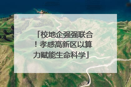 校地企强强联合！孝感高新区以算力赋能生命科学
