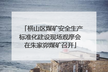 横山区煤矿安全生产标准化建设现场观摩会在朱家峁煤矿召开