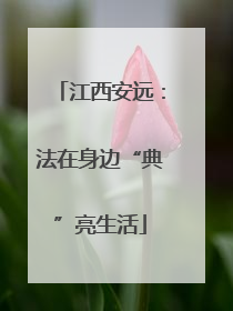 江西安远：法在身边“典”亮生活