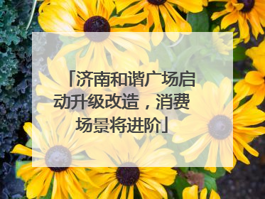 济南和谐广场启动升级改造，消费场景将进阶