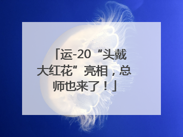 运-20“头戴大红花”亮相，总师也来了！
