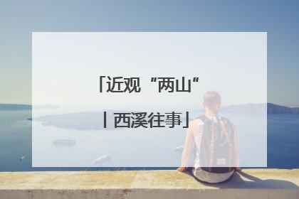 近观“两山”丨西溪往事