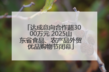 达成意向合作超3000万元 2025山东省食品、农产品外贸优品购物节闭幕