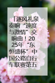 逐风礼泉奏响“速度与激情”交响曲！2025年“东恒盛杯”中国公路自行车联赛第五站（陕西·礼泉站）正式开赛