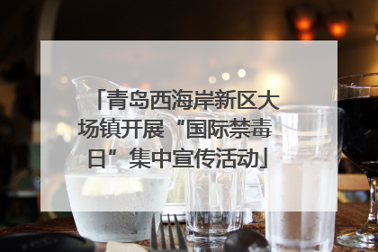 青岛西海岸新区大场镇开展“国际禁毒日”集中宣传活动