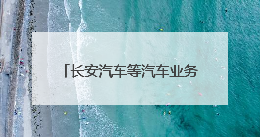 长安汽车等汽车业务独立 由国资委直管