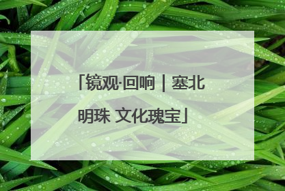 镜观·回响｜塞北明珠 文化瑰宝