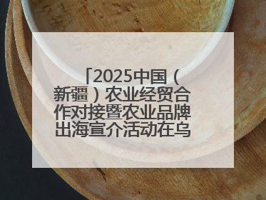 2025中国（新疆）农业经贸合作对接暨农业品牌出海宣介活动在乌鲁木齐举行