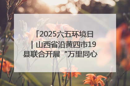 2025六五环境日｜山西省沿黄四市19县联合开展“万里同心，共护黄河”环保志愿者助力一泓清水入黄河公益活动