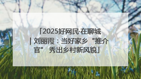 2025好网民·在聊城｜刘丽霞：当好家乡“推介官” 秀出乡村新风貌