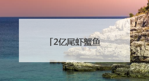 2亿尾虾蟹鱼苗将游入大海